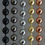 Beaded curtains stainless steel