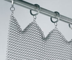 chain mai curtain with rings