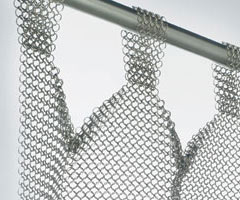 chain mail curtain tap top